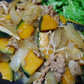 Ｍぱん's cooksnap of when they made かぼちゃと豚肉のスタミナ炒め.