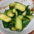 あたりめっこ's cooksnap of when they made 簡単！ポン酢DEピリ辛きゅうりづけ.