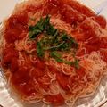 rietles☆'s cooksnap of when they made ✼夏✼冷製トマトそうめん.