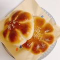 クックNR3OMY☆'s cooksnap of when they made ホームベーカリーで南瓜あんパン.