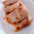 KAORULALA's cooksnap of when they made スピード簡単！塩豆腐モドキの豚肉巻き.
