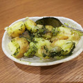 メポラニアン's cooksnap of when they made ポテトの蒸しジェノベーゼソース和え.