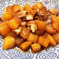 ♡кауо♡'s cooksnap of when they made ５分煮 子供が喜ぶ豚小間肉と大根の煮付け.