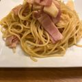 AKO５５'s cooksnap of when they made 筍とベーコンの和風パスタ.