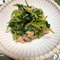 けんよこ's cooksnap of when they made 簡単！豆苗とツナのごま油炒め.