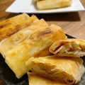 natsu724's cooksnap of when they made さつま揚げと白ネギで変わり春巻き.