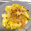 PokoLoco's cooksnap of when they made キャベツだけのペペロンチーノ風炒め.