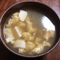 papikun's cooksnap of when they made 【節約】カニカマ豆腐スープ.