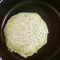 クックF85BC1☆'s cooksnap of when they made オートミール小松菜パンケーキ（ワッフル）.