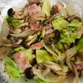 ねぞろ's cooksnap of when they made レンジで簡単｜キノコとキャベツの蒸し野菜.