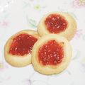 クック35OPSU☆'s cooksnap of when they made ラズベリージャムのクッキー.