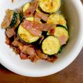 すぎすぎばぁ's cooksnap of when they made ズッキーニとベーコンのおかかマヨ炒め♪.