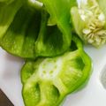 ブりゃん's cooksnap of when they made ピーマンの種とり.