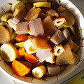 おかずさん88's cooksnap of when they made 大根とこんにゃくとちくわの煮物.