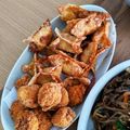 *菜の花*'s cooksnap of when they made かぼちゃとツナの餃子包み揚げ！.