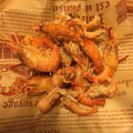 イリエコネクション's cooksnap of when they made 手長エビの素揚げ、下処理方法.