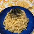 かねこ_在宅旦那's cooksnap of when they made 大人も子供も大好き明太子パスタ.