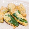 まっけぃ's cooksnap of when they made うちのピーマンの肉詰めフライ.