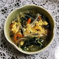 SUNMOONMOM's cooksnap of when they made ひじきとほうれん草の鉄分たっぷりスープ.