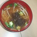 きらり流れ星's cooksnap of when they made オクラともずくのみそ汁.