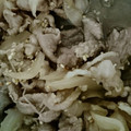 のきしい's cooksnap of when they made 豚肉と玉葱の甘辛炒め.