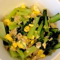 Yukamu0110's cooksnap of when they made ツナと小松菜の炒め物.