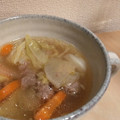 しょうえ's cooksnap of when they made 白だしつくねとキャベツのたっぷりスープ♡.