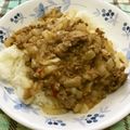 メイジももんじゃ's cooksnap of when they made 豚ひき肉の中華丼.