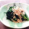 kaokaofood's cooksnap of when they made ♪しどけと豚肉の油炒め♪おひたしも♡.