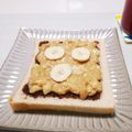 ぱふ's cooksnap of when they made チョコバナナきなこトースト♥.