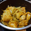 しらたまこむぎ's cooksnap of when they made 鶏と新玉のカレー照り焼き♪.
