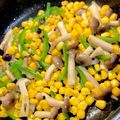 hinarenママ's cooksnap of when they made しめじとコーンのソテー.
