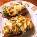 なーなちゃん's cooksnap of when they made アボガドとチーズのオープンサンド.
