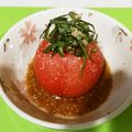 nana_tenjo's cooksnap of when they made 超簡単♡トマトの胡麻ポン♪.