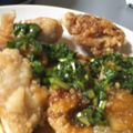 ★しの★'s cooksnap of when they made 鶏もも竜田揚げ！にらソース.