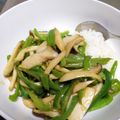 ヘタ子's cooksnap of when they made ピーマンとエリンギのにんにくバター醤油.