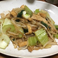 クックZQ7IAG☆'s cooksnap of when they made チンゲン菜ともやしときざみあげの炒め物.