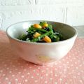 Newチヨコっと♪'s cooksnap of when they made ほうれん草とコーン・しらすのサラダ.