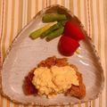 yesmama's cooksnap of when they made 甘さ控えめ揚げないチキン南蛮.