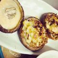 choco831's cooksnap of when they made オーブントースターで作る椎茸の肉詰め.