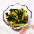 うさよ☆'s cooksnap of when they made 一人暮らしを始めた君に ごま油きゅうり.