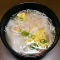 ゆきぷよたん's cooksnap of when they made 残ったワンタンの皮でスープを.