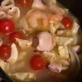 michi8840's cooksnap of when they made 魚介のアヒージョスープ鍋.
