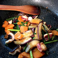 クックAGUOX4☆'s cooksnap of when they made タコとナスの南蛮炒め.