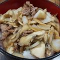 こうのとりヒロシ's cooksnap of when they made 新玉ねぎLOVEサン専用♥甘辛味の牛丼.