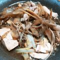 クックHBQ370☆'s cooksnap of when they made 新ごぼう新玉ねぎで、すき焼き牛肉豆腐！.
