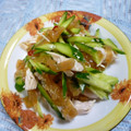 はやてもみじ's cooksnap of when they made 中華クラゲとささみの和え物❀.
