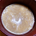 ゆきりん0201's cooksnap of when they made 娘の大好きな♡エノキダケの卵とじ♡みそ汁.