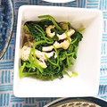 hancha's cooksnap of when they made レンジで♡三つ葉とエノキとお揚げのお浸し.