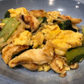 わか★'s cooksnap of when they made 【鶏むね肉と小松菜とふんわり卵の炒め物〗.